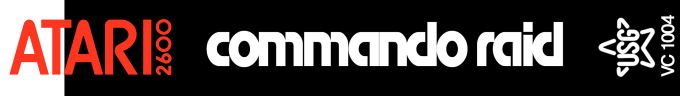 Commando logo for Atari 2600